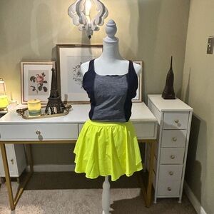 Lululemon Athletica Yellow court rival skirt